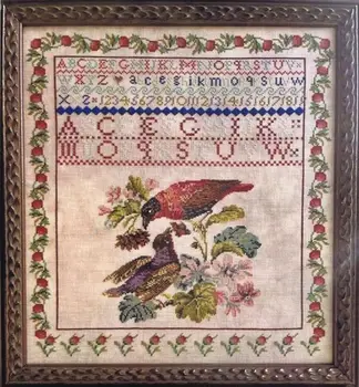 птицы и цветы в клубничном кружеве 50-56 счетных Наборов для вышивания крестиком Своими руками Китайские Наборы для вышивания крестиком Вышивка Рукоделие - Изображение 1  