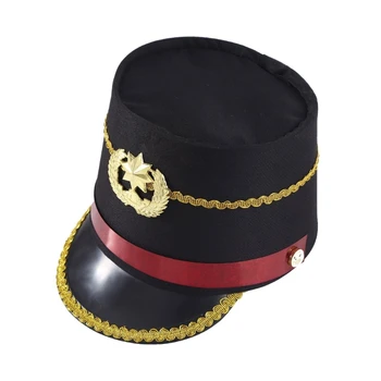 Шляпа Почетного Караула Хэллоуина Drum Majors Шляпа для Шоу Взрослых Шляпа с Широкими Полями Модельное Шоу Halloween Party Для Фотосъемки Dropship - Изображение 2  